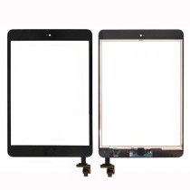 For iPad mini & iPad mini 2(Black) - Touch Glass Digitizer Screen + IC Chip + Control Flex Assembly