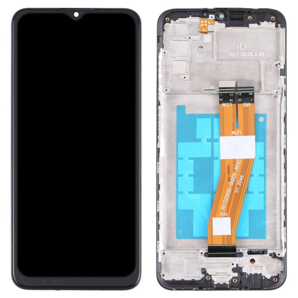 OEM LCD Screen For Samsung Galaxy A03s SM-A037F Digitizer Full Assembly with Frame