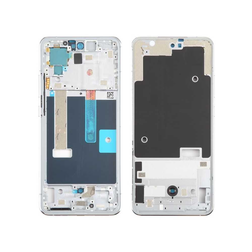 For Nokia X30 Original Front Housing LCD Frame Bezel Plate (Silver)