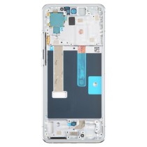 For Nokia X30 Original Front Housing LCD Frame Bezel Plate (Silver)