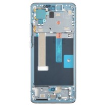 For Nokia X30 Original Front Housing LCD Frame Bezel Plate (Blue)