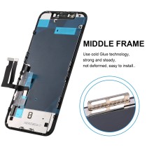 For iPhone XR - JK TFT LCD Screen with Digitizer Full Assembly(Black)